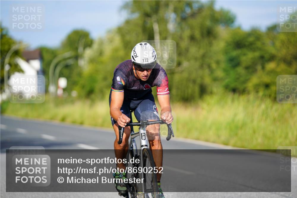 31.08.2025 - Elbe Triathlon Hamburg Michael Burmester http://msf.ph/oto/8690252 31.08.2025 08:53:18 Radfahren 172, 343 meine-sportfotos.de