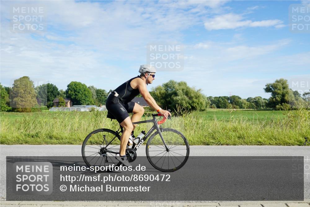 31.08.2025 - Elbe Triathlon Hamburg Michael Burmester http://msf.ph/oto/8690472 31.08.2025 09:40:24 Radfahren 279, 288, 301, 406, 462, 625, 627 meine-sportfotos.de