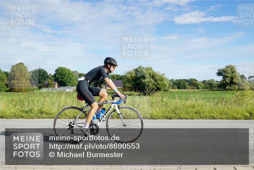 31.08.2025 - Elbe Triathlon Hamburg Michael Burmester http://msf.ph/oto/8690553 31.08.2025 09:41:29 Radfahren 631, 821 meine-sportfotos.de