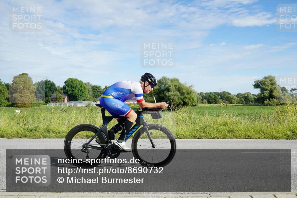 31.08.2025 - Elbe Triathlon Hamburg Michael Burmester http://msf.ph/oto/8690732 31.08.2025 09:45:27 Radfahren 393, 431, 489, 566, 664, 709, 756 meine-sportfotos.de