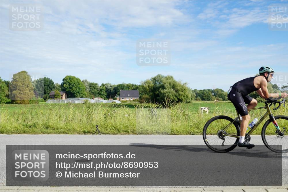 31.08.2025 - Elbe Triathlon Hamburg Michael Burmester http://msf.ph/oto/8690953 31.08.2025 09:50:34 Radfahren 429, 502, 612, 728, 766 meine-sportfotos.de