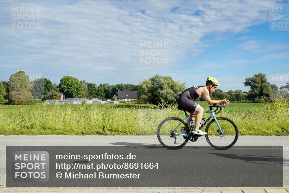 31.08.2025 - Elbe Triathlon Hamburg Michael Burmester http://msf.ph/oto/8691664 31.08.2025 10:10:04 Radfahren 625, 799 meine-sportfotos.de