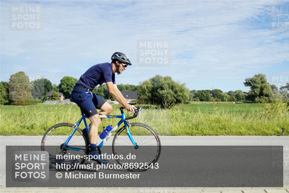 31.08.2025 - Elbe Triathlon Hamburg Michael Burmester http://msf.ph/oto/8692543 31.08.2025 10:38:45 Radfahren 634, 771, 972, 1093, 1291 meine-sportfotos.de