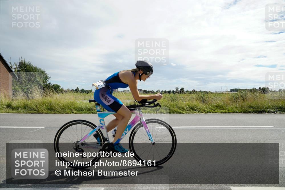 31.08.2025 - Elbe Triathlon Hamburg Michael Burmester http://msf.ph/oto/8694161 31.08.2025 14:41:05 Radfahren 137 meine-sportfotos.de