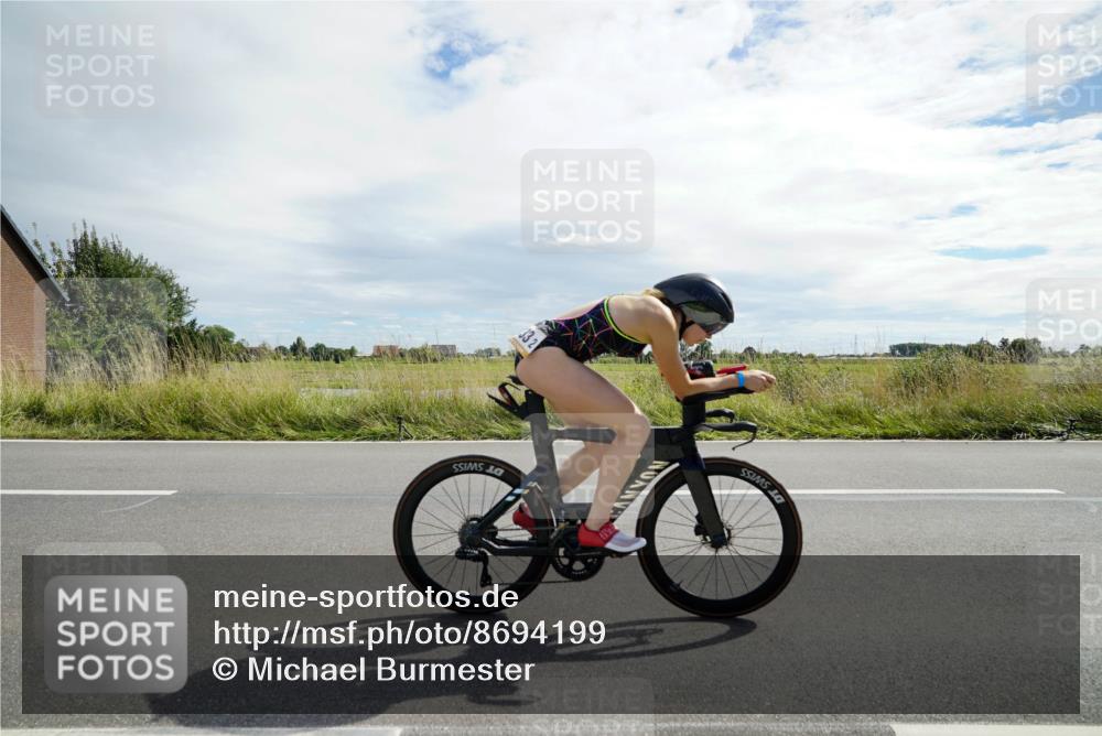 31.08.2025 - Elbe Triathlon Hamburg Michael Burmester http://msf.ph/oto/8694199 31.08.2025 14:44:40 Radfahren 133 meine-sportfotos.de