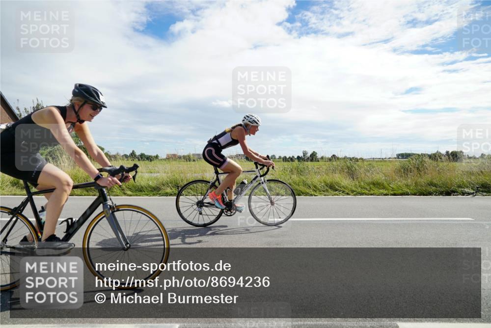 31.08.2025 - Elbe Triathlon Hamburg Michael Burmester http://msf.ph/oto/8694236 31.08.2025 14:47:23 Radfahren 132, 148 meine-sportfotos.de
