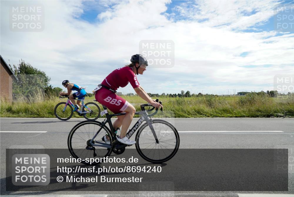 31.08.2025 - Elbe Triathlon Hamburg Michael Burmester http://msf.ph/oto/8694240 31.08.2025 14:47:58 Radfahren 164 meine-sportfotos.de