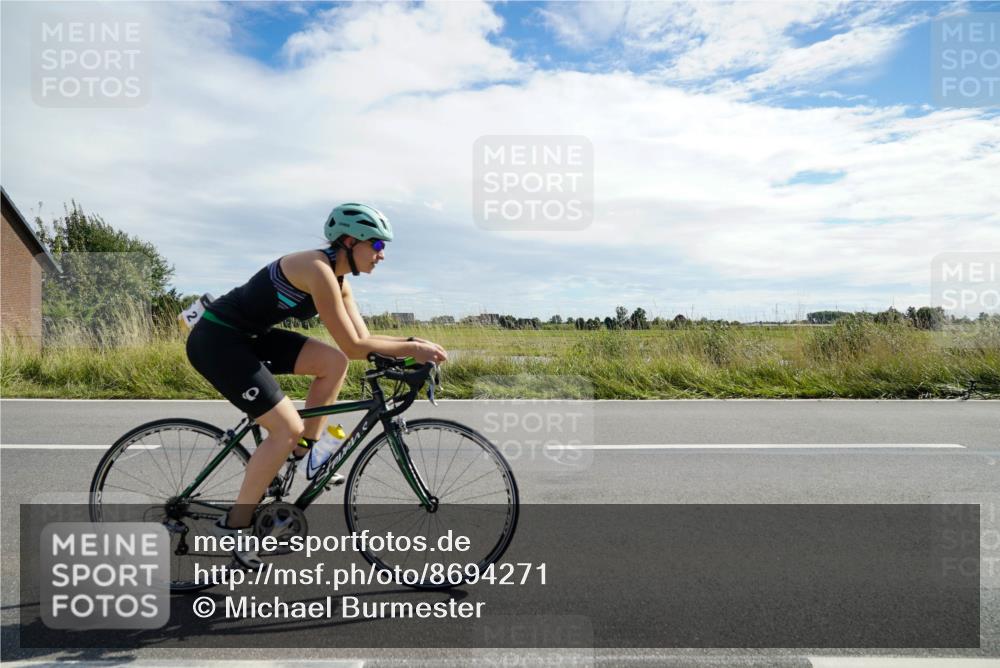 31.08.2025 - Elbe Triathlon Hamburg Michael Burmester http://msf.ph/oto/8694271 31.08.2025 14:49:56 Radfahren 125, 155 meine-sportfotos.de