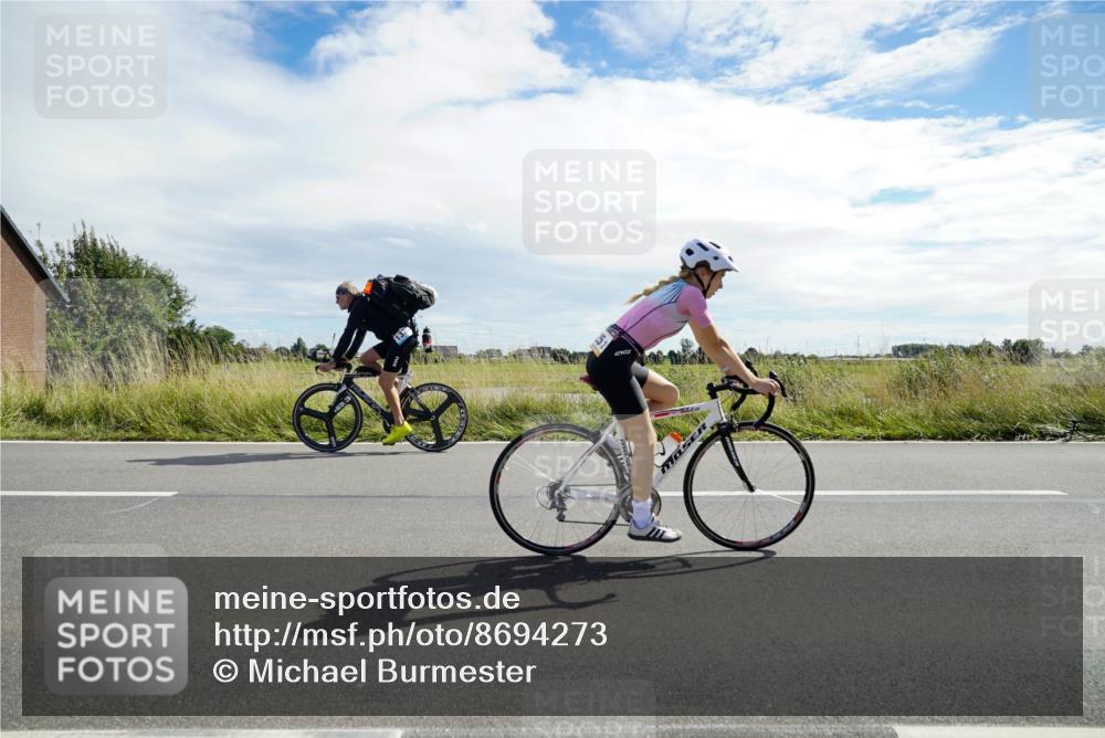 31.08.2025 - Elbe Triathlon Hamburg Michael Burmester http://msf.ph/oto/8694273 31.08.2025 14:50:00 Radfahren 125, 155 meine-sportfotos.de