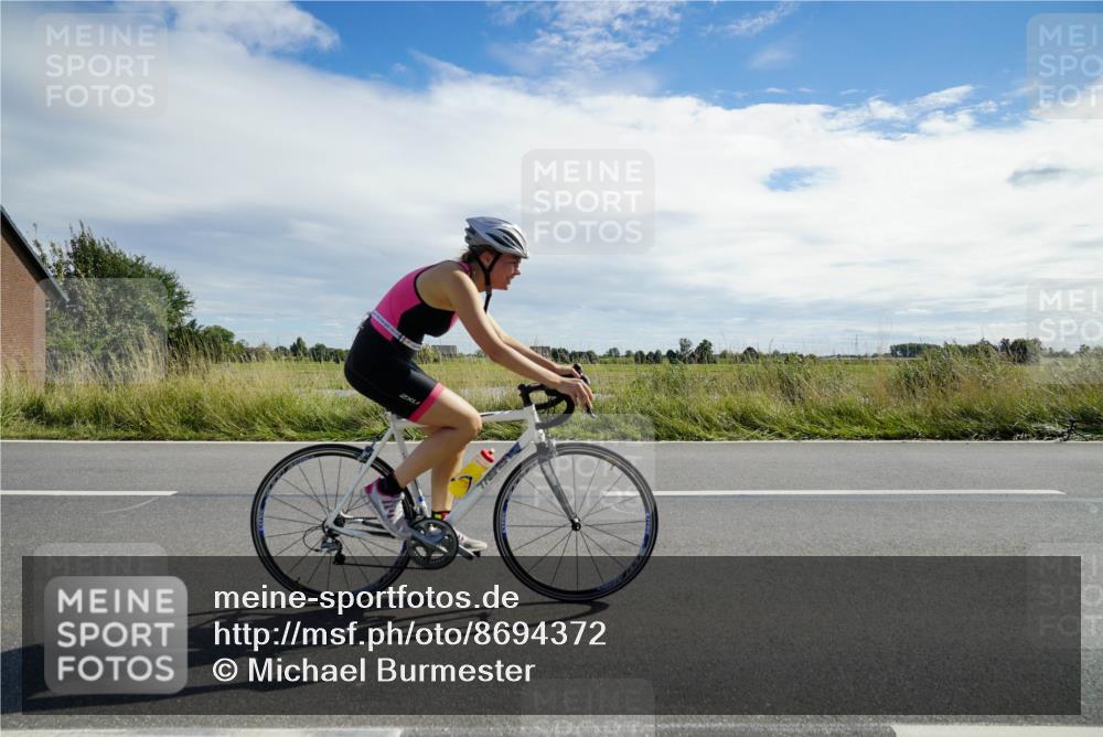 31.08.2025 - Elbe Triathlon Hamburg Michael Burmester http://msf.ph/oto/8694372 31.08.2025 14:56:20 Radfahren 126 meine-sportfotos.de