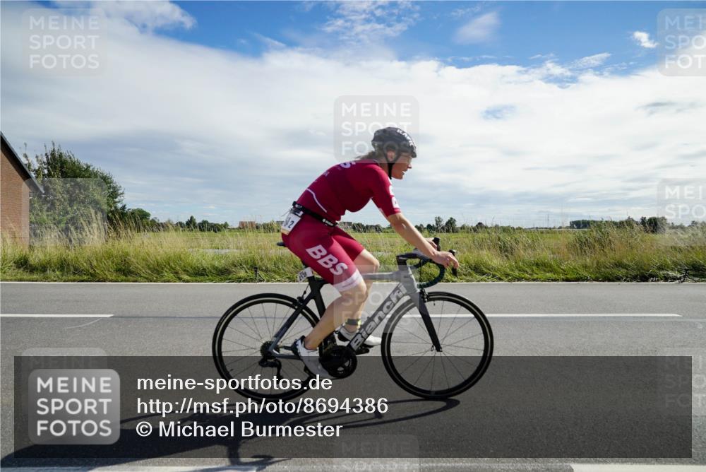 31.08.2025 - Elbe Triathlon Hamburg Michael Burmester http://msf.ph/oto/8694386 31.08.2025 14:57:09 Radfahren  meine-sportfotos.de