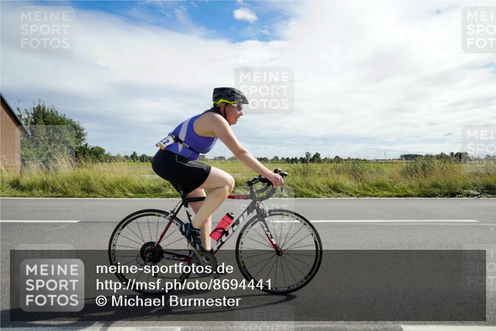 31.08.2025 - Elbe Triathlon Hamburg Michael Burmester http://msf.ph/oto/8694441 31.08.2025 15:02:50 Radfahren  meine-sportfotos.de