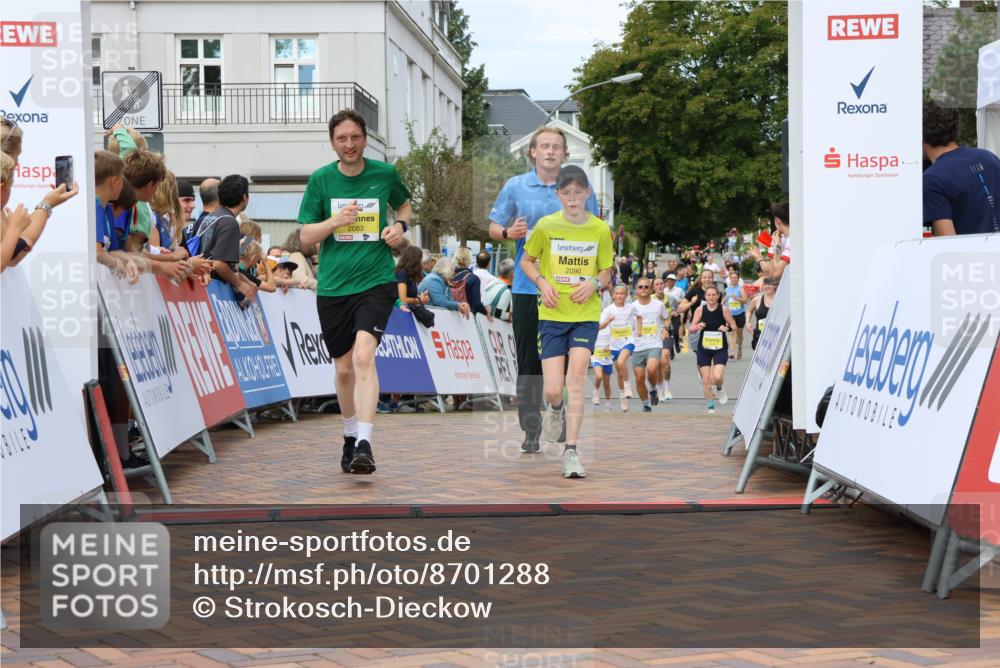 31.08.2025 - 21. Blankeneser Heldenlauf Strokosch-Dieckow http://msf.ph/oto/8701288 31.08.2025 10:34:34 Ziel 2110, 2668, 2090, 2083 meine-sportfotos.de
