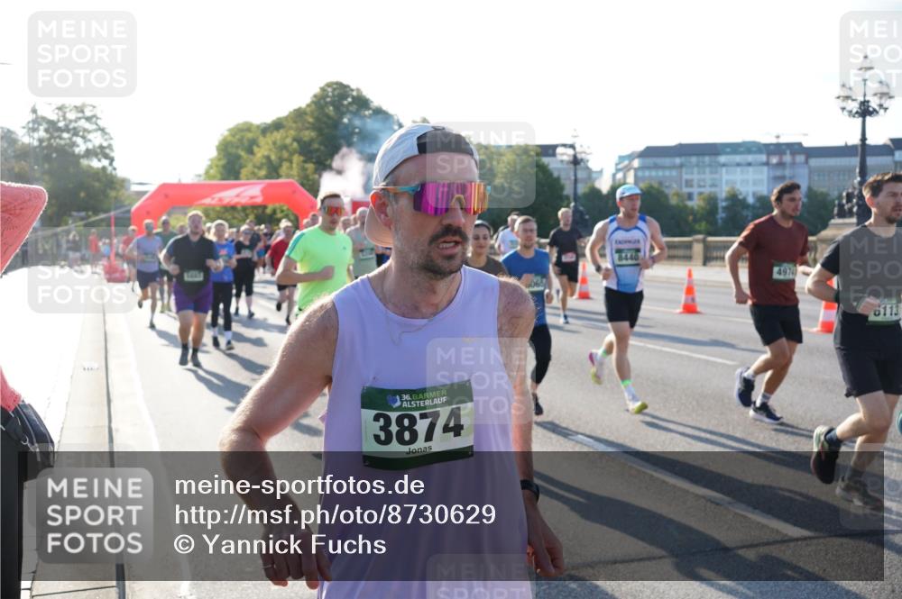 07.09.2025 - BARMER Alsterlauf Yannick Fuchs http://msf.ph/oto/8730629 07.09.2025 08:59:19 Laufen 36, 3874, 065, 8440, 4974, 6113 meine-sportfotos.de