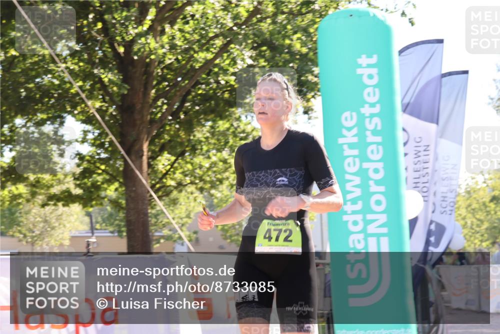 07.09.2025 - 19. Norderstedt Triathlon Luisa Fischer http://msf.ph/oto/8733085 07.09.2025 16:11:15 Ziel 472 meine-sportfotos.de