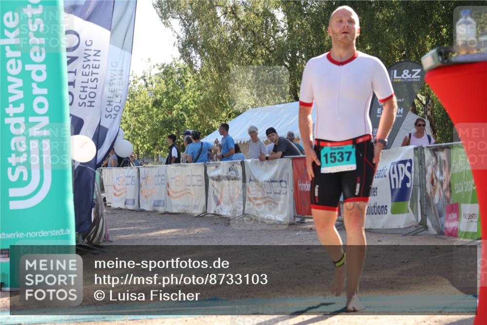 07.09.2025 - 19. Norderstedt Triathlon Luisa Fischer http://msf.ph/oto/8733103 07.09.2025 16:11:36 Ziel 1537 meine-sportfotos.de