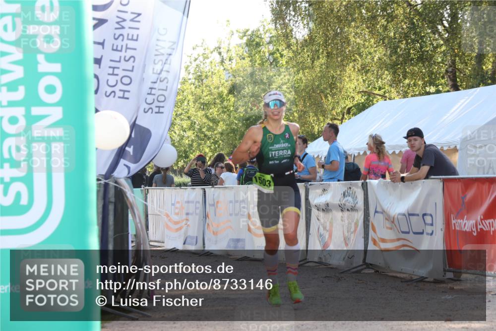 07.09.2025 - 19. Norderstedt Triathlon Luisa Fischer http://msf.ph/oto/8733146 07.09.2025 16:13:47 Ziel 1503 meine-sportfotos.de