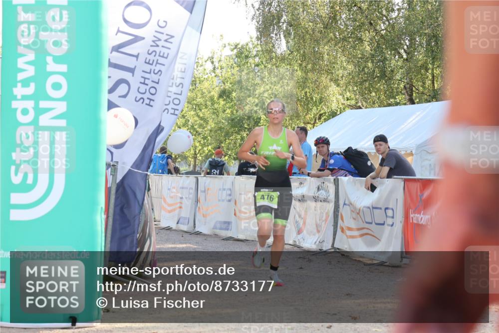 07.09.2025 - 19. Norderstedt Triathlon Luisa Fischer http://msf.ph/oto/8733177 07.09.2025 16:15:32 Ziel 476 meine-sportfotos.de