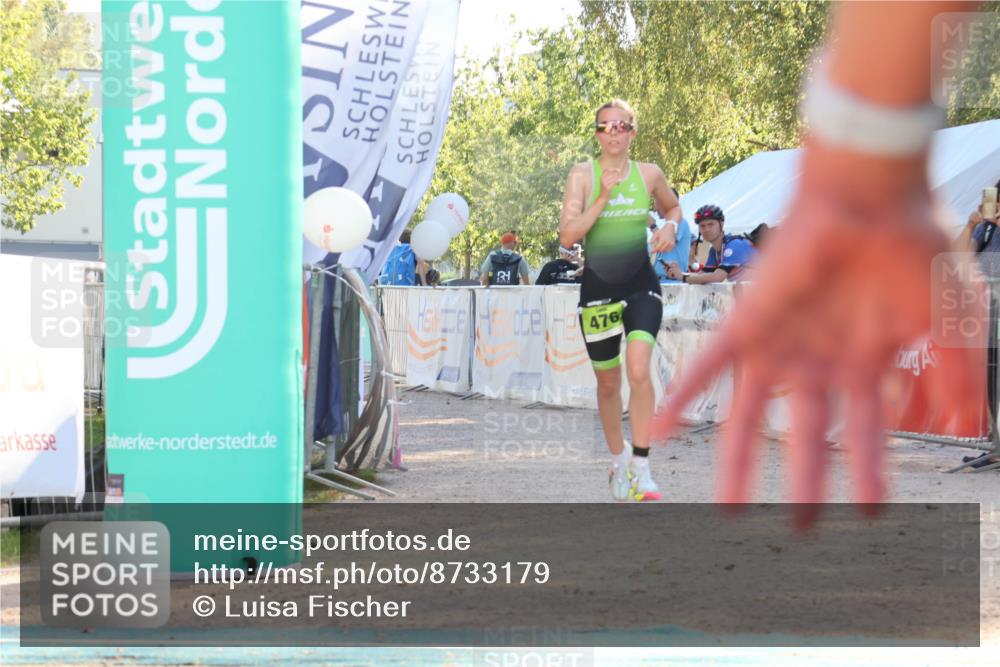 07.09.2025 - 19. Norderstedt Triathlon Luisa Fischer http://msf.ph/oto/8733179 07.09.2025 16:15:33 Ziel 476 meine-sportfotos.de