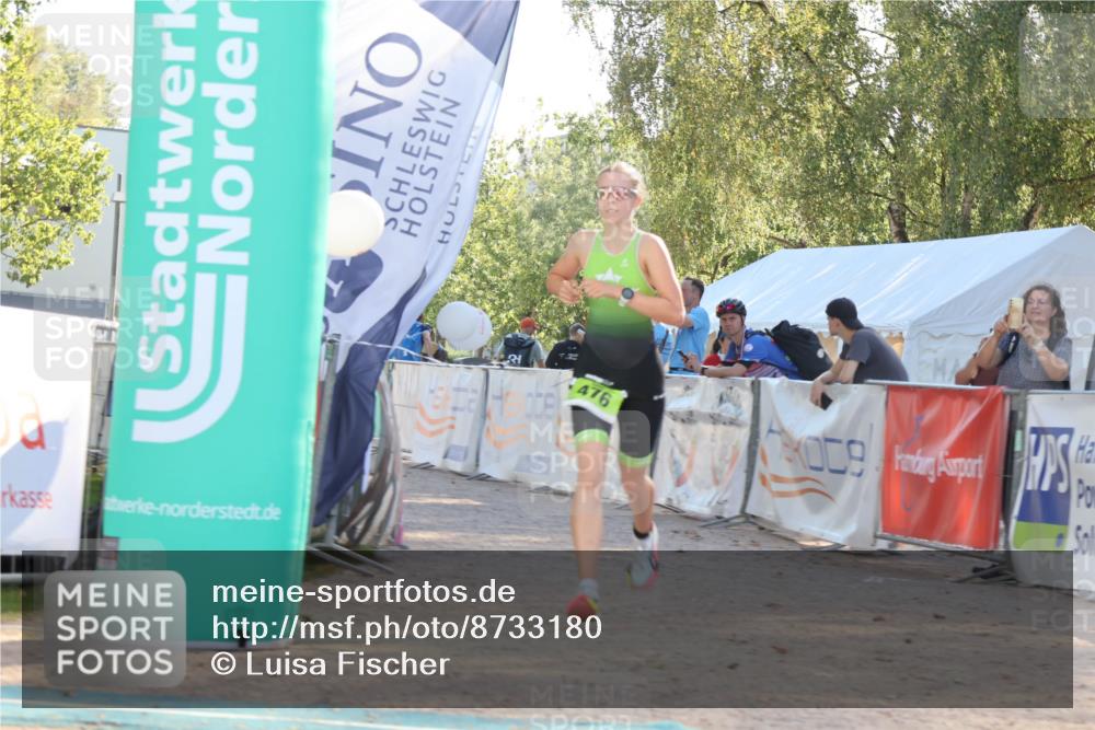 07.09.2025 - 19. Norderstedt Triathlon Luisa Fischer http://msf.ph/oto/8733180 07.09.2025 16:15:33 Ziel 476 meine-sportfotos.de