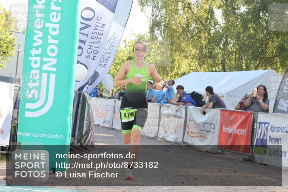 07.09.2025 - 19. Norderstedt Triathlon Luisa Fischer http://msf.ph/oto/8733182 07.09.2025 16:15:34 Ziel 476 meine-sportfotos.de