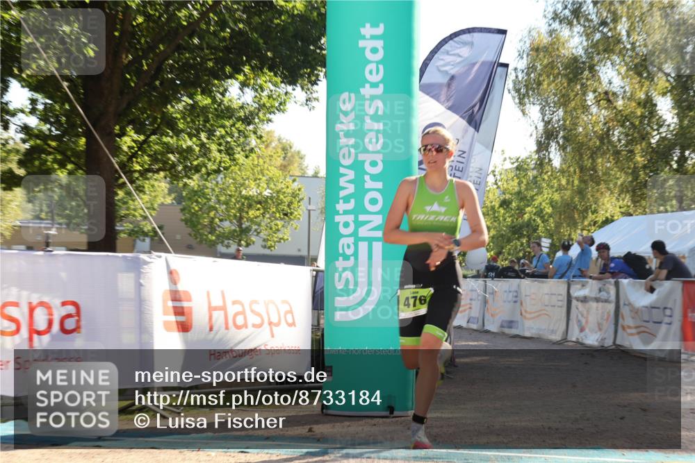 07.09.2025 - 19. Norderstedt Triathlon Luisa Fischer http://msf.ph/oto/8733184 07.09.2025 16:15:34 Ziel 476 meine-sportfotos.de