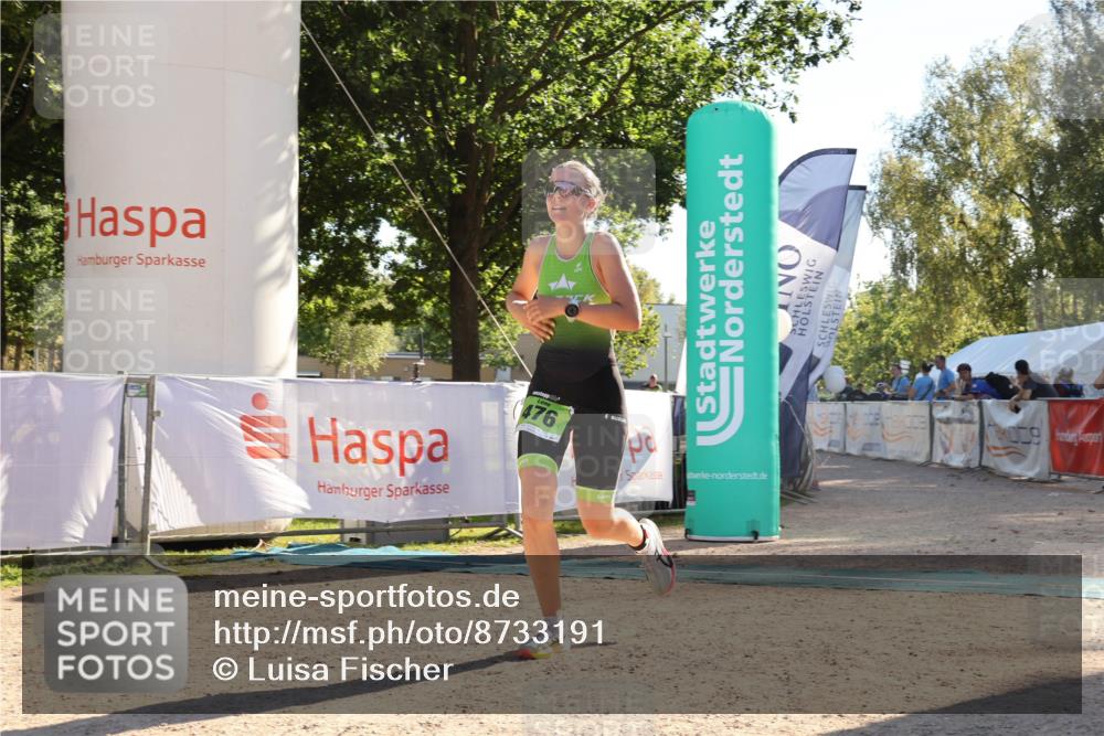 07.09.2025 - 19. Norderstedt Triathlon Luisa Fischer http://msf.ph/oto/8733191 07.09.2025 16:15:35 Ziel 476 meine-sportfotos.de