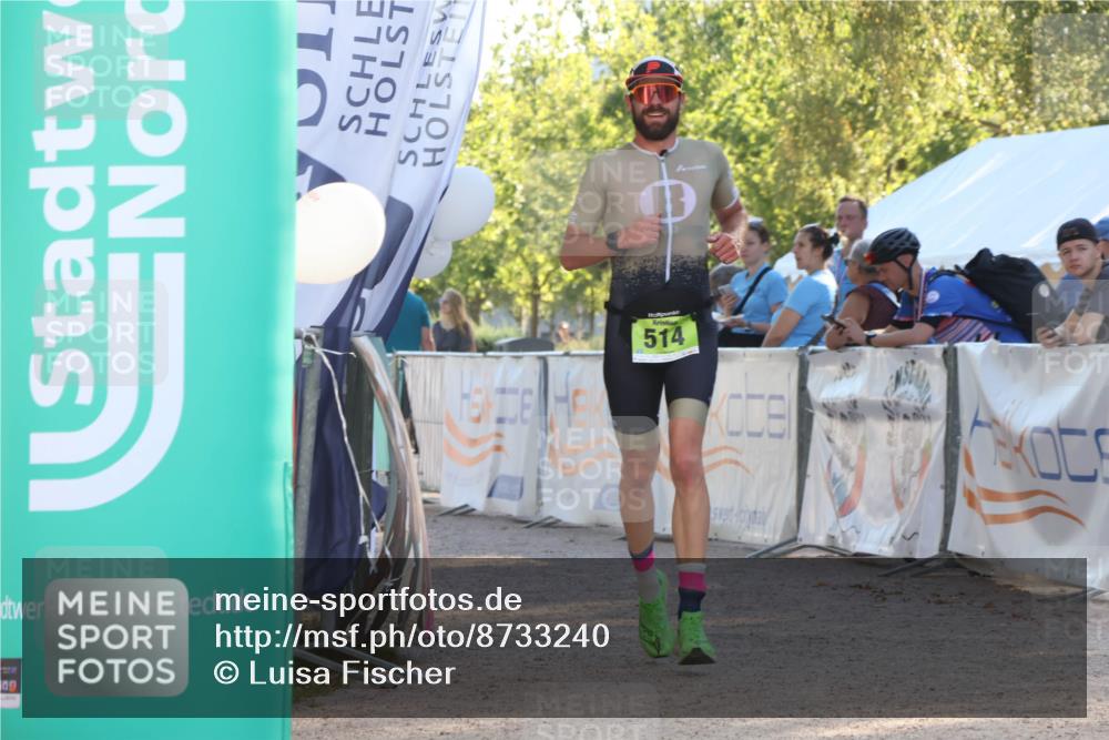 07.09.2025 - 19. Norderstedt Triathlon Luisa Fischer http://msf.ph/oto/8733240 07.09.2025 16:17:03 Ziel 514 meine-sportfotos.de