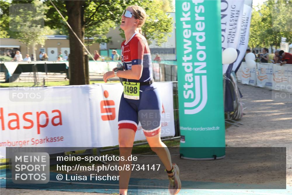 07.09.2025 - 19. Norderstedt Triathlon Luisa Fischer http://msf.ph/oto/8734147 07.09.2025 16:29:08 Ziel 1498 meine-sportfotos.de