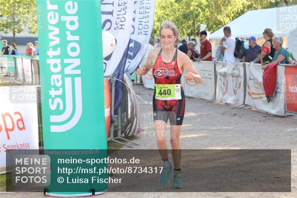 07.09.2025 - 19. Norderstedt Triathlon Luisa Fischer http://msf.ph/oto/8734317 07.09.2025 16:30:32 Ziel 440 meine-sportfotos.de