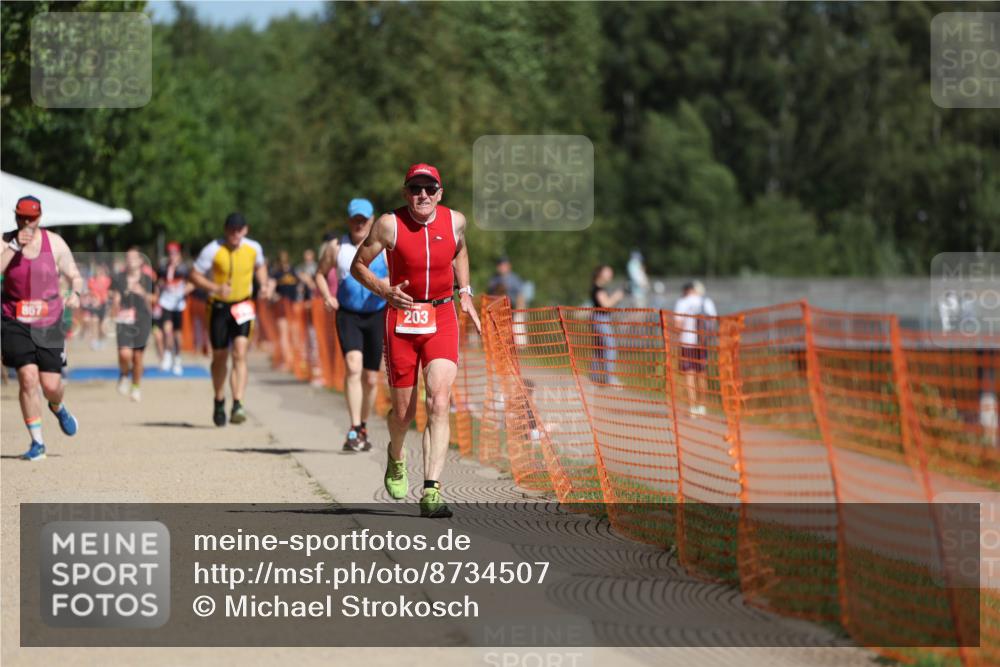 07.09.2025 - 19. Norderstedt Triathlon Michael Strokosch http://msf.ph/oto/8734507 07.09.2025 12:18:14 Laufen 203 meine-sportfotos.de
