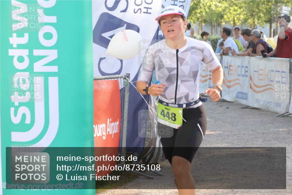07.09.2025 - 19. Norderstedt Triathlon Luisa Fischer http://msf.ph/oto/8735108 07.09.2025 16:35:27 Ziel 448, 905, 1570 meine-sportfotos.de