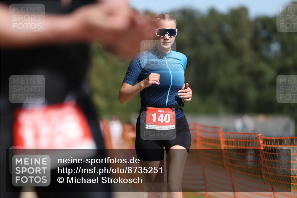 07.09.2025 - 19. Norderstedt Triathlon Michael Strokosch http://msf.ph/oto/8735251 07.09.2025 12:20:07 Laufen 140, 1225, 1278 meine-sportfotos.de