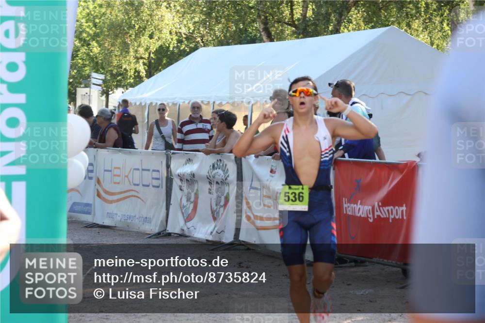 07.09.2025 - 19. Norderstedt Triathlon Luisa Fischer http://msf.ph/oto/8735824 07.09.2025 16:38:41 Ziel 536, 917 meine-sportfotos.de