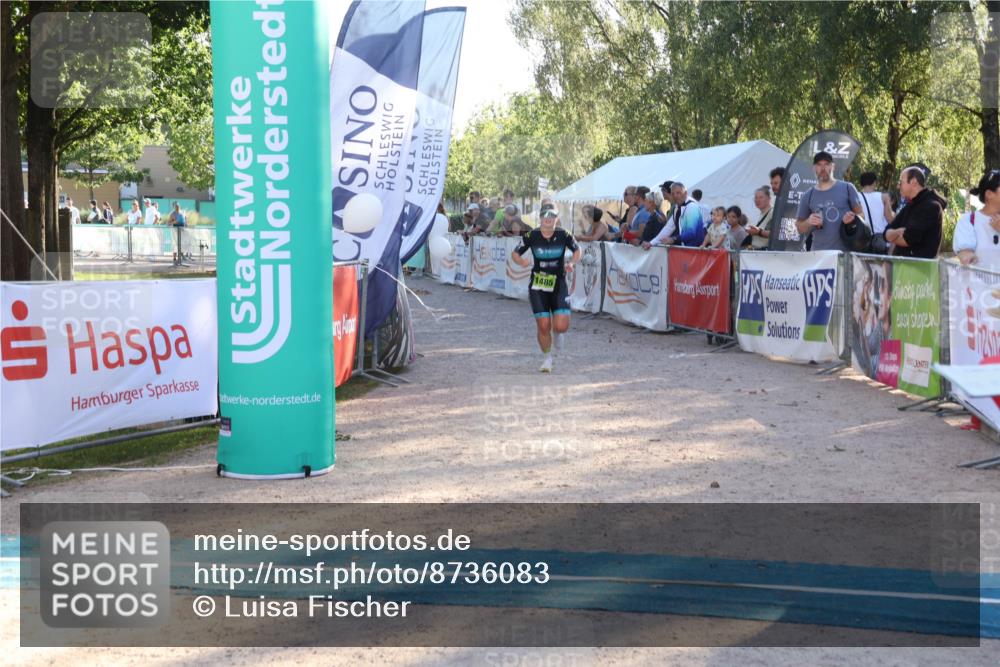 07.09.2025 - 19. Norderstedt Triathlon Luisa Fischer http://msf.ph/oto/8736083 07.09.2025 16:40:13 Ziel 1485, 1582 meine-sportfotos.de