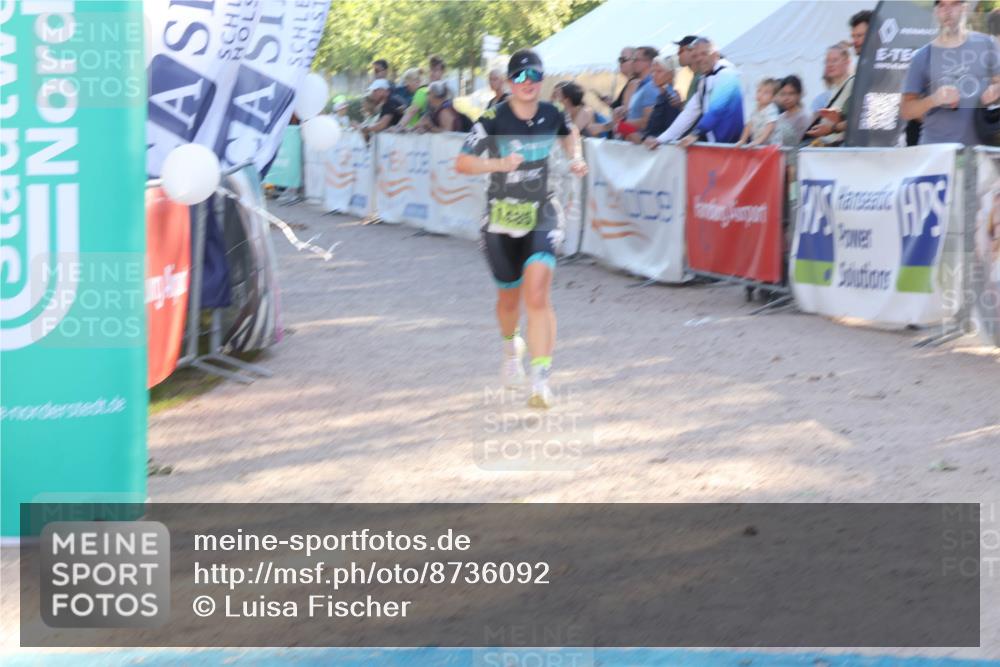 07.09.2025 - 19. Norderstedt Triathlon Luisa Fischer http://msf.ph/oto/8736092 07.09.2025 16:40:14 Ziel 1485, 1582 meine-sportfotos.de