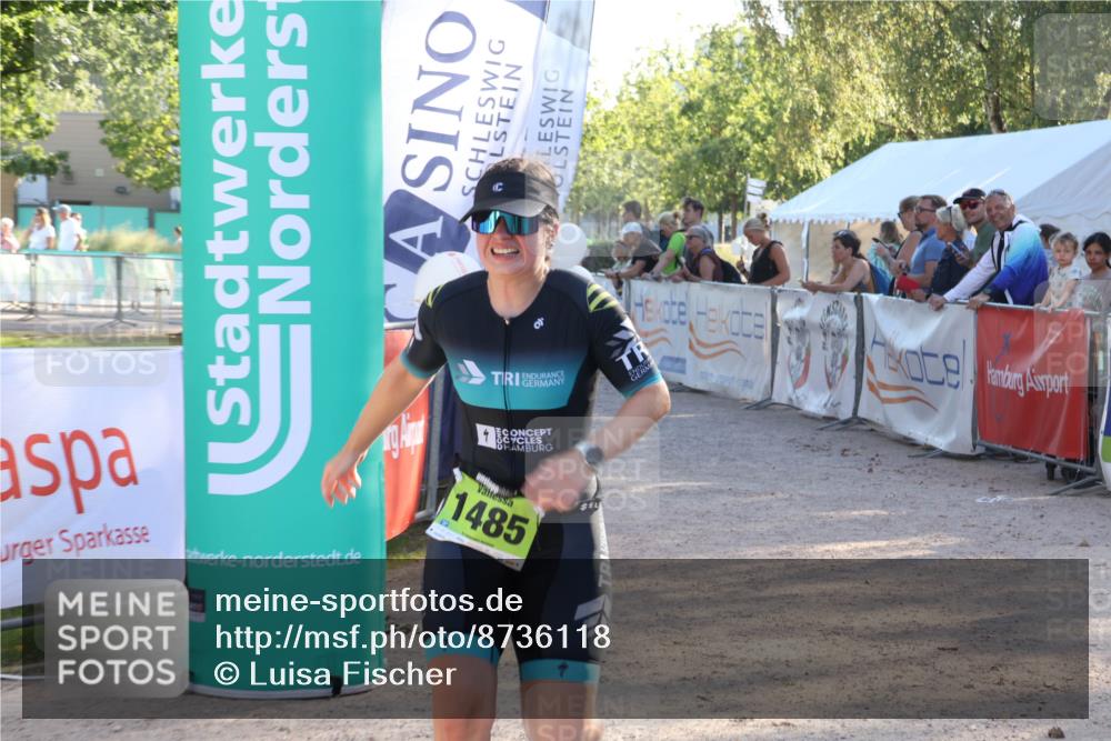 07.09.2025 - 19. Norderstedt Triathlon Luisa Fischer http://msf.ph/oto/8736118 07.09.2025 16:40:16 Ziel 1485, 1582 meine-sportfotos.de