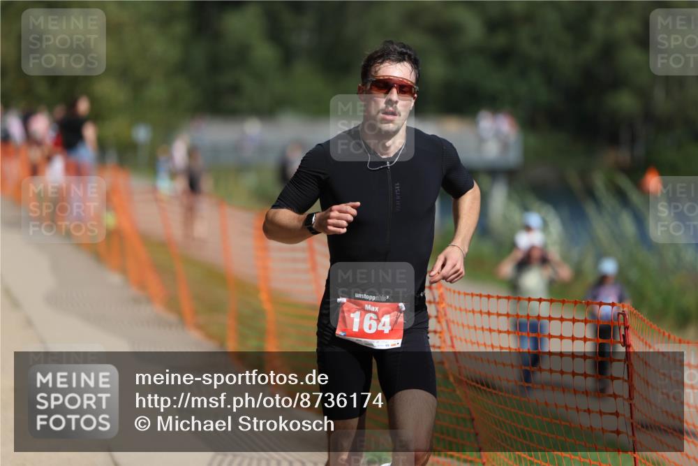 07.09.2025 - 19. Norderstedt Triathlon Michael Strokosch http://msf.ph/oto/8736174 07.09.2025 12:23:04 Laufen 164 meine-sportfotos.de