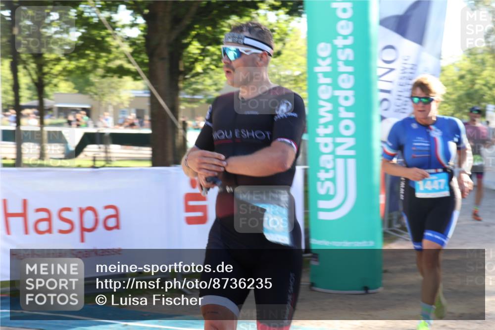 07.09.2025 - 19. Norderstedt Triathlon Luisa Fischer http://msf.ph/oto/8736235 07.09.2025 16:40:49 Ziel 1403, 1447, 1573, 1614 meine-sportfotos.de