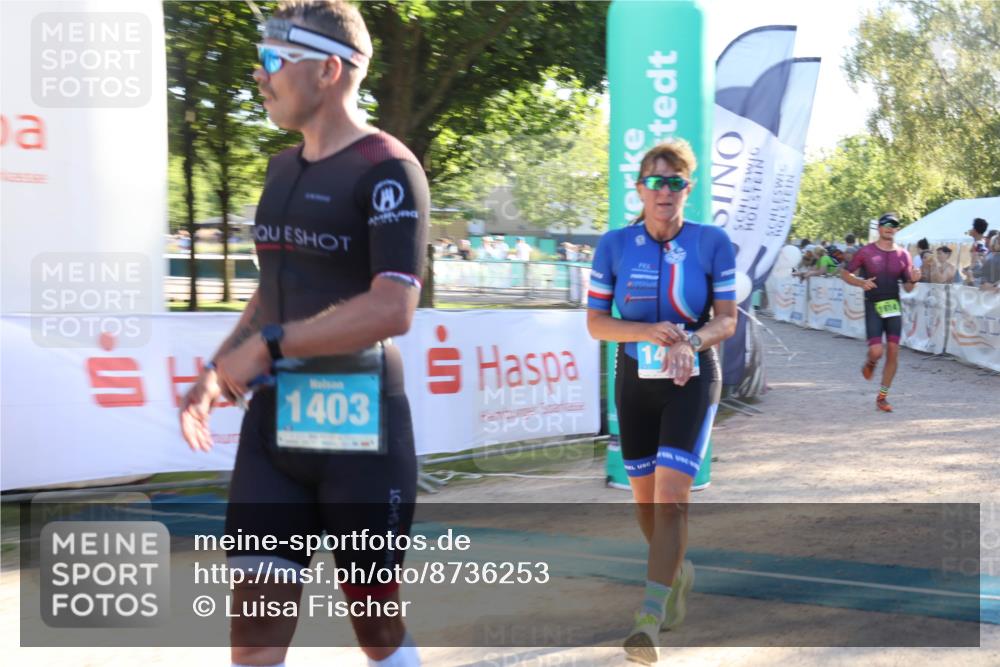 07.09.2025 - 19. Norderstedt Triathlon Luisa Fischer http://msf.ph/oto/8736253 07.09.2025 16:40:50 Ziel 1403, 1447, 1573, 1614 meine-sportfotos.de