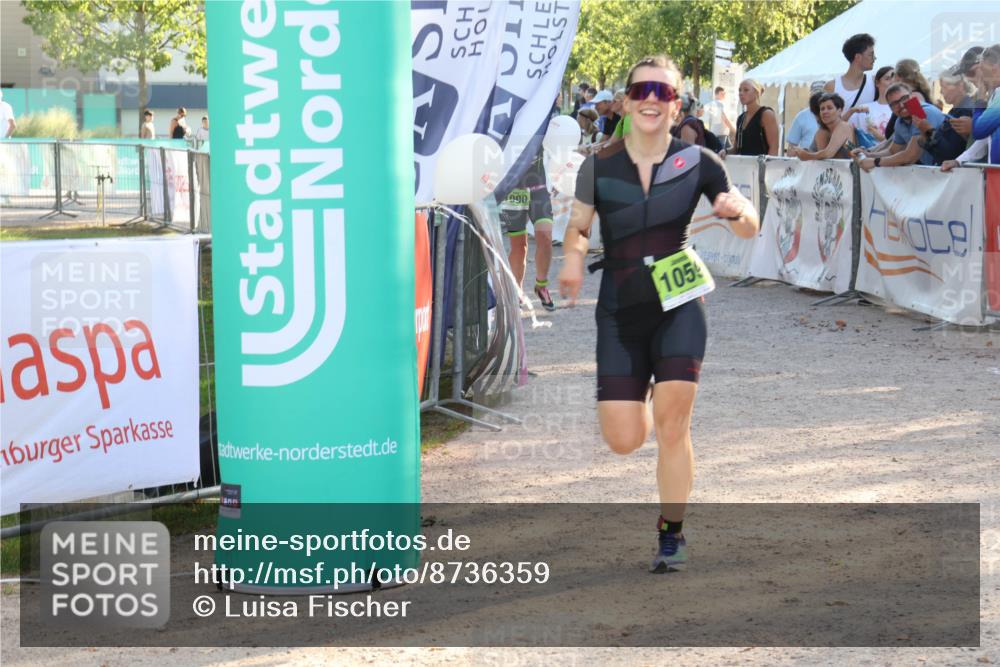 07.09.2025 - 19. Norderstedt Triathlon Luisa Fischer http://msf.ph/oto/8736359 07.09.2025 16:41:12 Ziel 407, 1059, 1090 meine-sportfotos.de