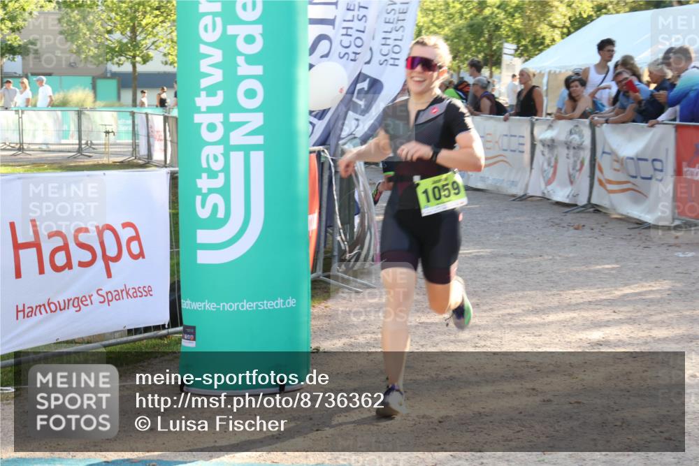 07.09.2025 - 19. Norderstedt Triathlon Luisa Fischer http://msf.ph/oto/8736362 07.09.2025 16:41:12 Ziel 407, 1059, 1090 meine-sportfotos.de