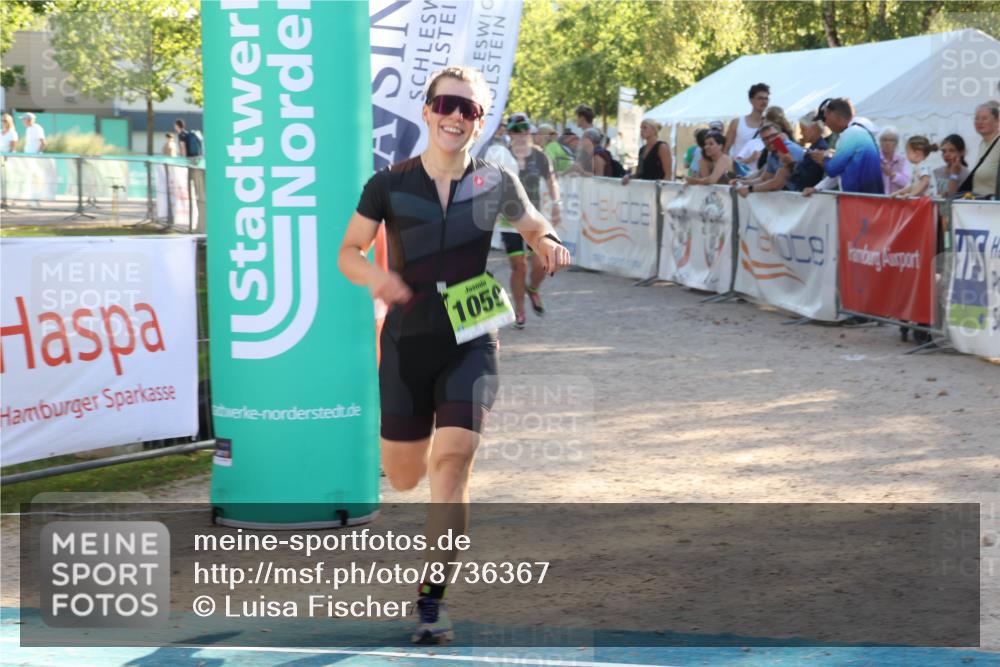 07.09.2025 - 19. Norderstedt Triathlon Luisa Fischer http://msf.ph/oto/8736367 07.09.2025 16:41:13 Ziel 1059, 1090 meine-sportfotos.de