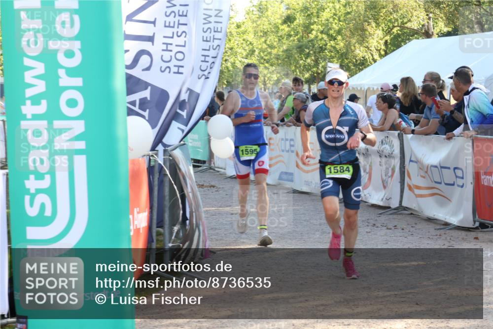 07.09.2025 - 19. Norderstedt Triathlon Luisa Fischer http://msf.ph/oto/8736535 07.09.2025 16:41:48 Ziel 1584, 1595 meine-sportfotos.de