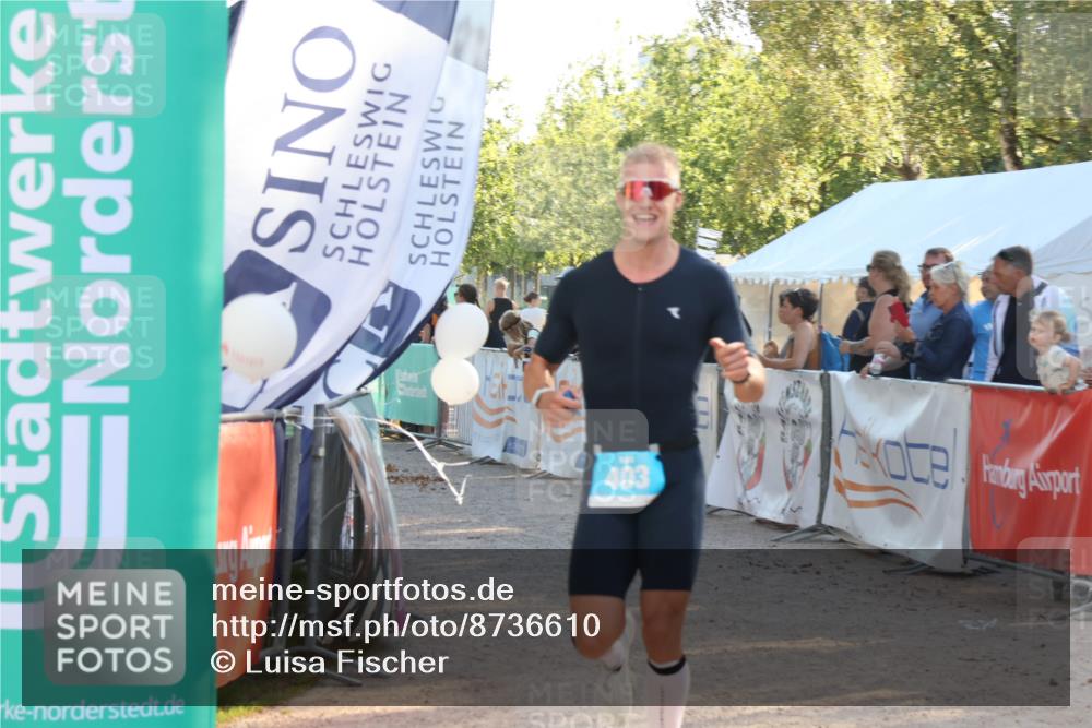 07.09.2025 - 19. Norderstedt Triathlon Luisa Fischer http://msf.ph/oto/8736610 07.09.2025 16:42:03 Ziel 403 meine-sportfotos.de