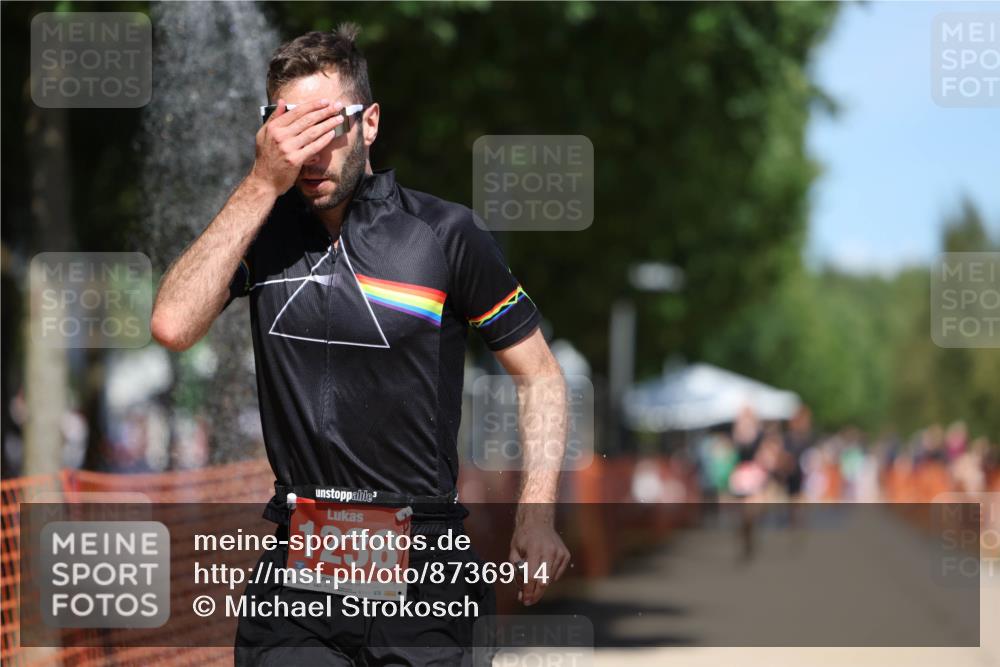 07.09.2025 - 19. Norderstedt Triathlon Michael Strokosch http://msf.ph/oto/8736914 07.09.2025 13:04:14 Laufen 1238 meine-sportfotos.de