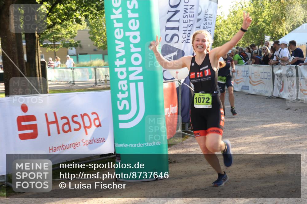 07.09.2025 - 19. Norderstedt Triathlon Luisa Fischer http://msf.ph/oto/8737646 07.09.2025 16:45:17 Ziel 509, 1052, 1072, 1609 meine-sportfotos.de