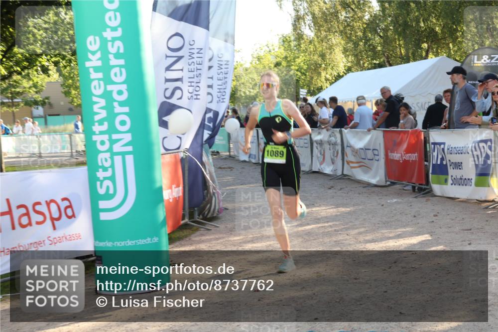 07.09.2025 - 19. Norderstedt Triathlon Luisa Fischer http://msf.ph/oto/8737762 07.09.2025 16:45:52 Ziel 1089 meine-sportfotos.de