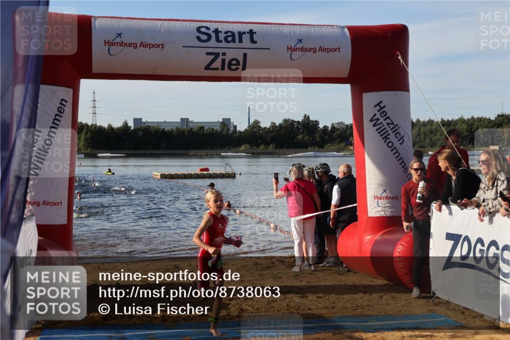 07.09.2025 - 19. Norderstedt Triathlon Luisa Fischer http://msf.ph/oto/8738063 07.09.2025 09:02:08 Schwimmen 1, 4, 44, 46, 50 meine-sportfotos.de