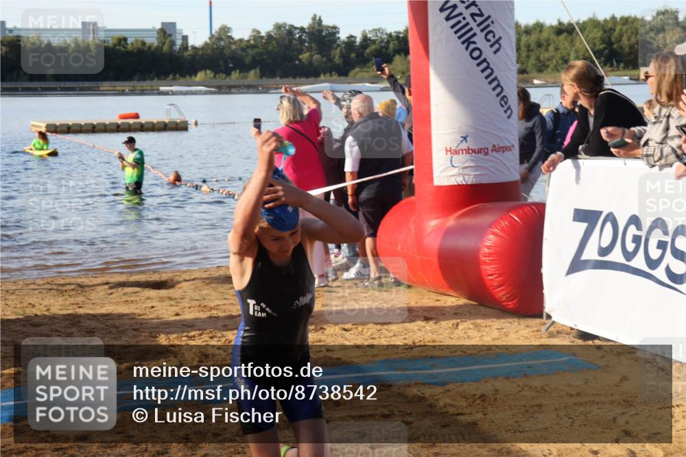 07.09.2025 - 19. Norderstedt Triathlon Luisa Fischer http://msf.ph/oto/8738542 07.09.2025 09:03:24 Schwimmen 21, 29, 36, 39, 40, 47 meine-sportfotos.de